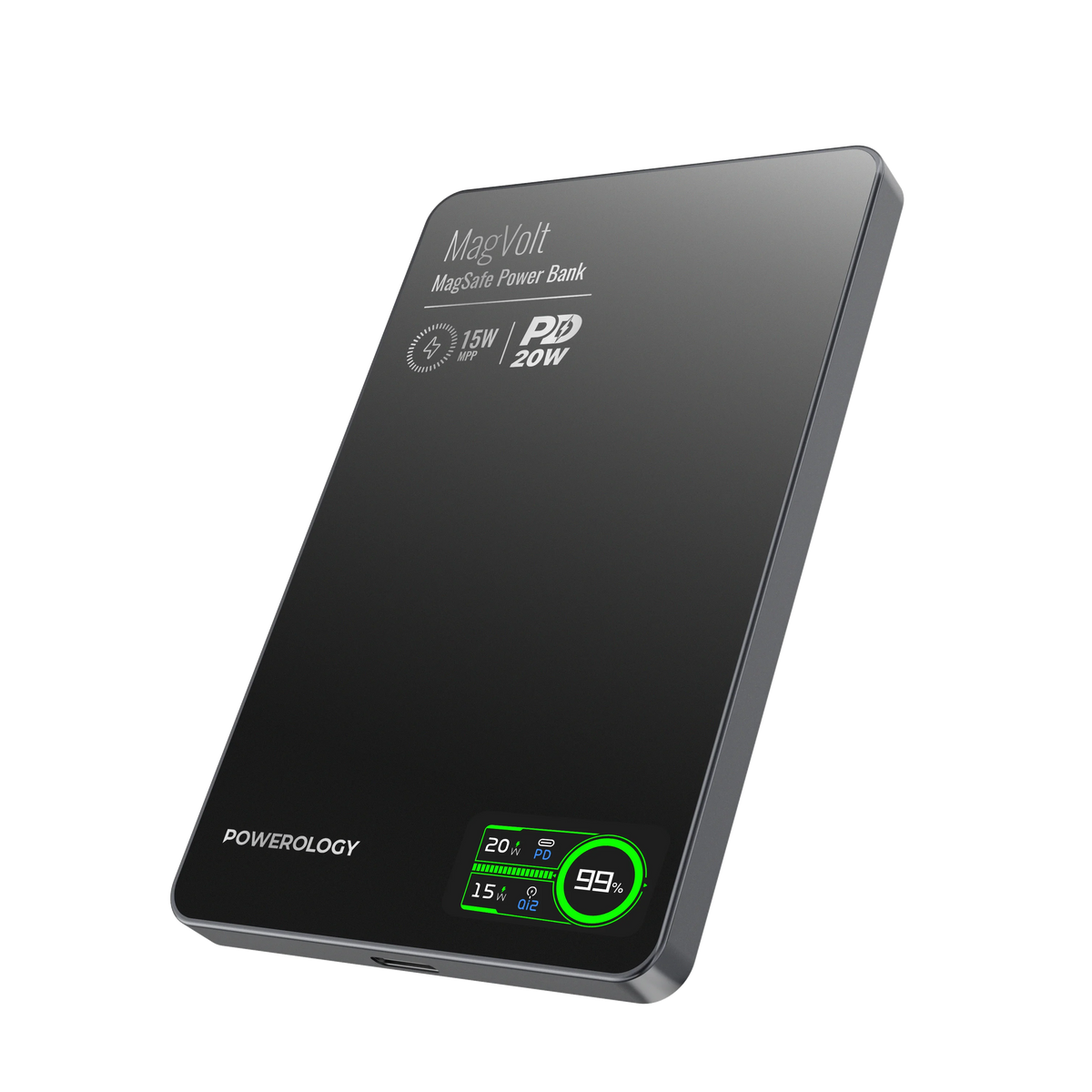 Powerology Mag Volt 5000 m Ah Magnetic Power Bank - Black – image 11