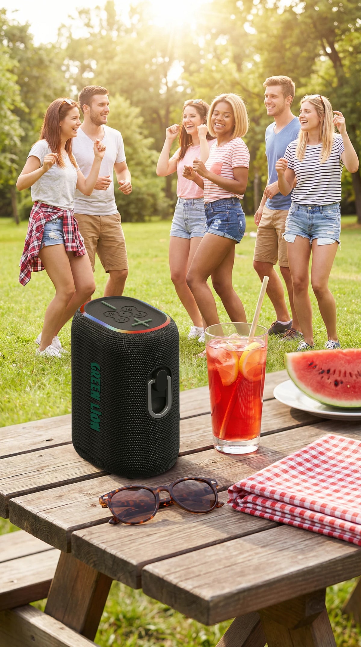 Green Lion Wave 10 Speaker with 5000mAh Power Bank Black – image 5