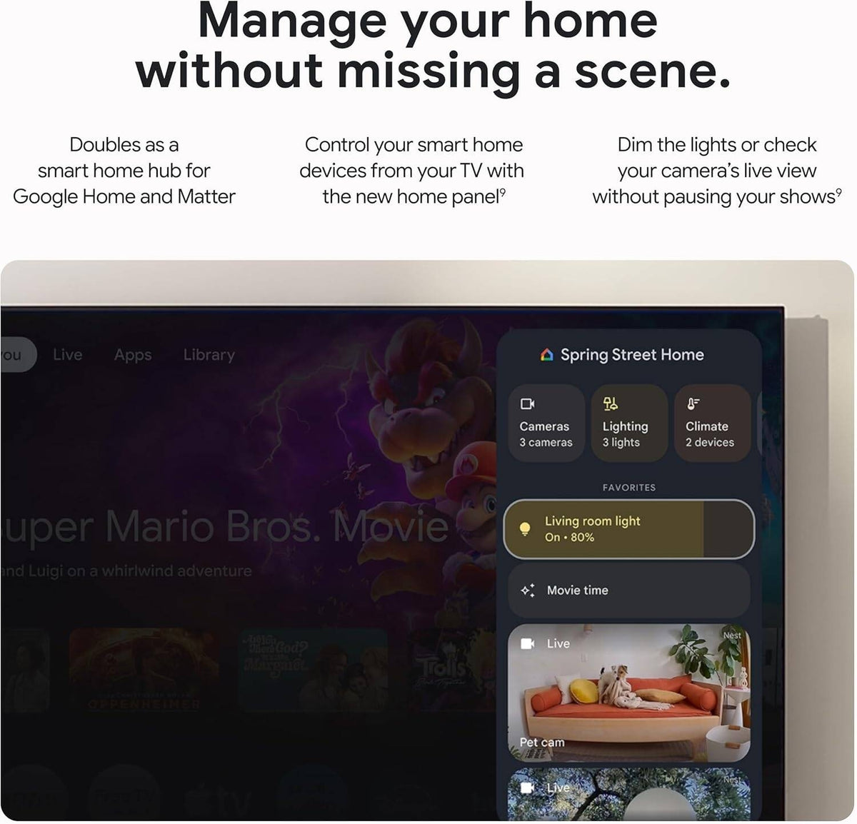جهاز بث تلفزيوني 4k سعة 32 جيجابايت مع ريموت صوتي جوجل Google TV Streamer 4K | Google TV Streamer 4K, 32GB, with Voice Remote | صورة المنتج 4 / Product image 4