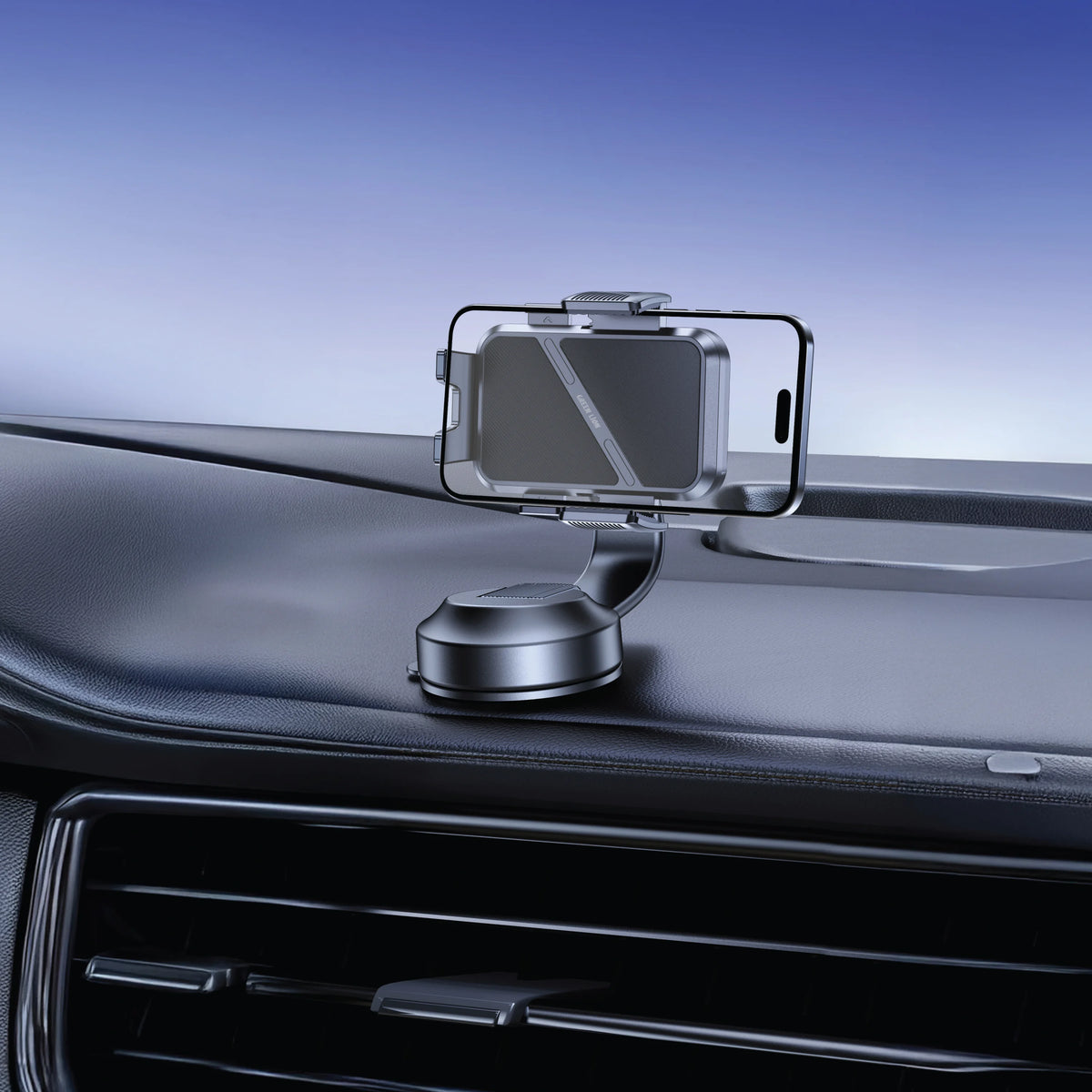 Green Lion Gx 74 Suction Phone Holder Black – image 3