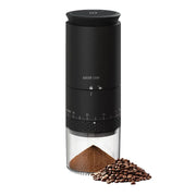 Green Lion Grind Pro Coffee Grinder Rechargeable Black