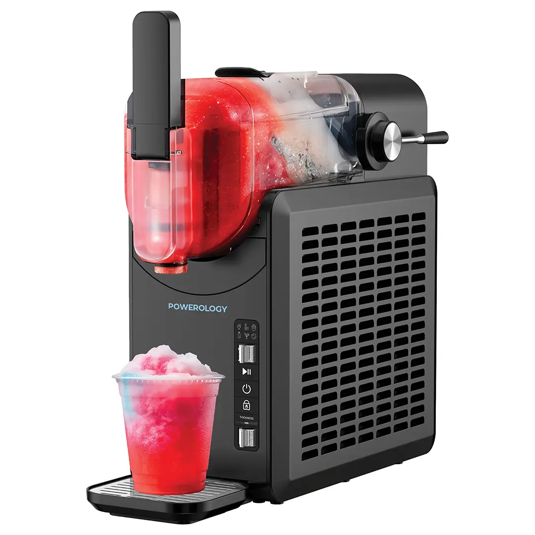Powerology Aqua Frost Instant Slushie Machine Black