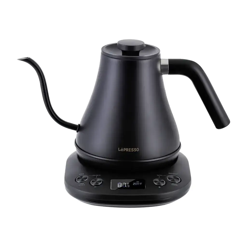 LePresso Electric Pour Over Kettle Black
