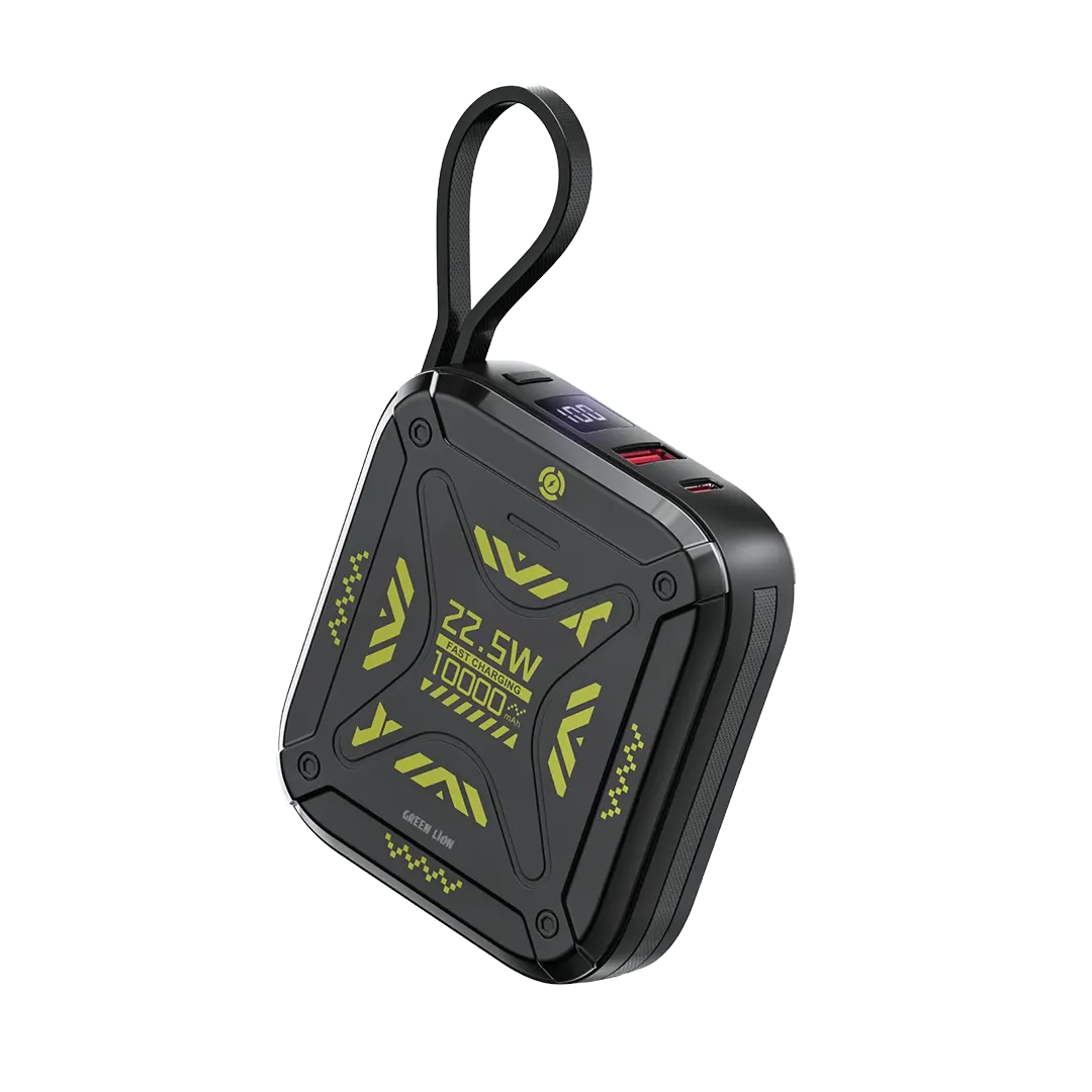 Green Lion Xtreme 10 Power Bank 10000mAh PD 22 5w Black