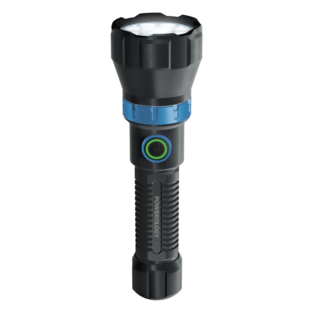 Powerology Vesta Torch Light with Built in Power Bank Gray