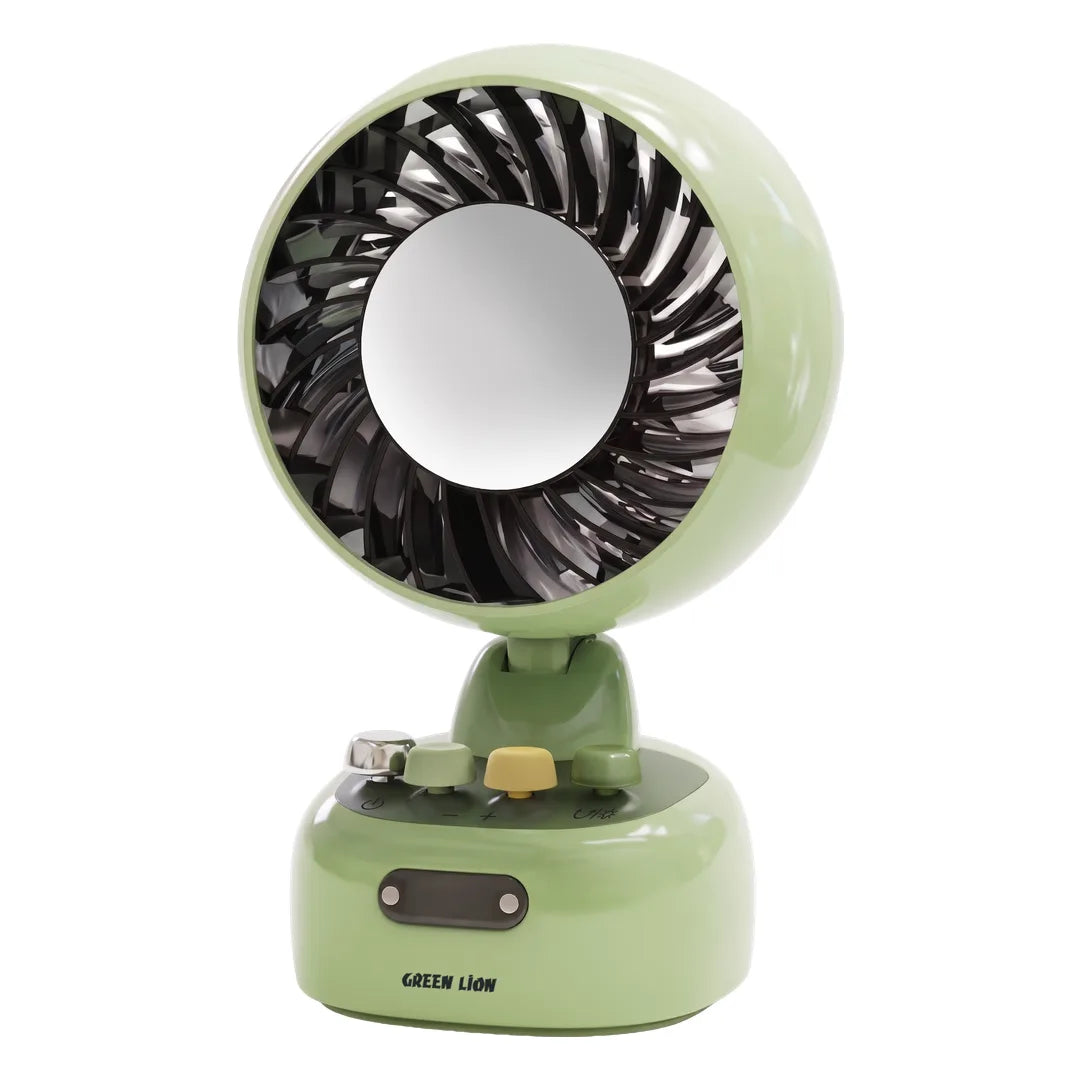 Green Lion 1920-Retro Portable Desktop Fan 3600 m Ah
