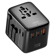 Green Lion Companion 70 Universal Travel Adapter Black