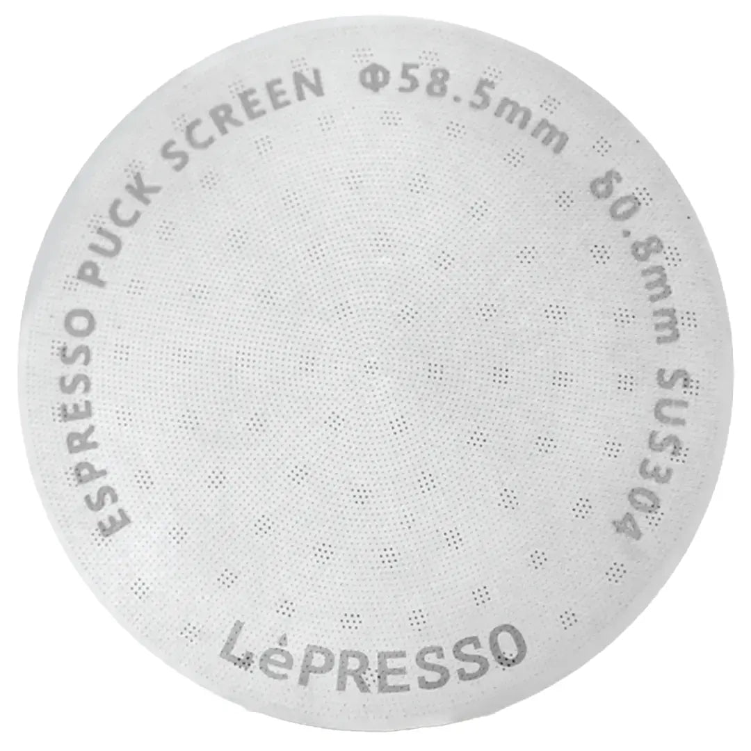 LePresso 58 5mm Precision Fit Puck Screen Silver