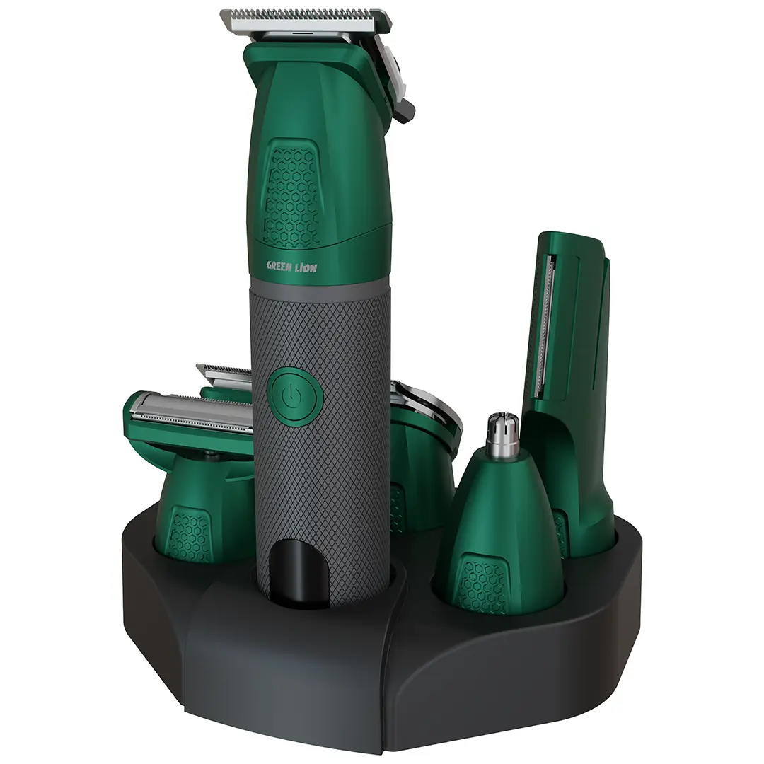 Green Lion Style Pro 6 in 1 Grooming Kit Green
