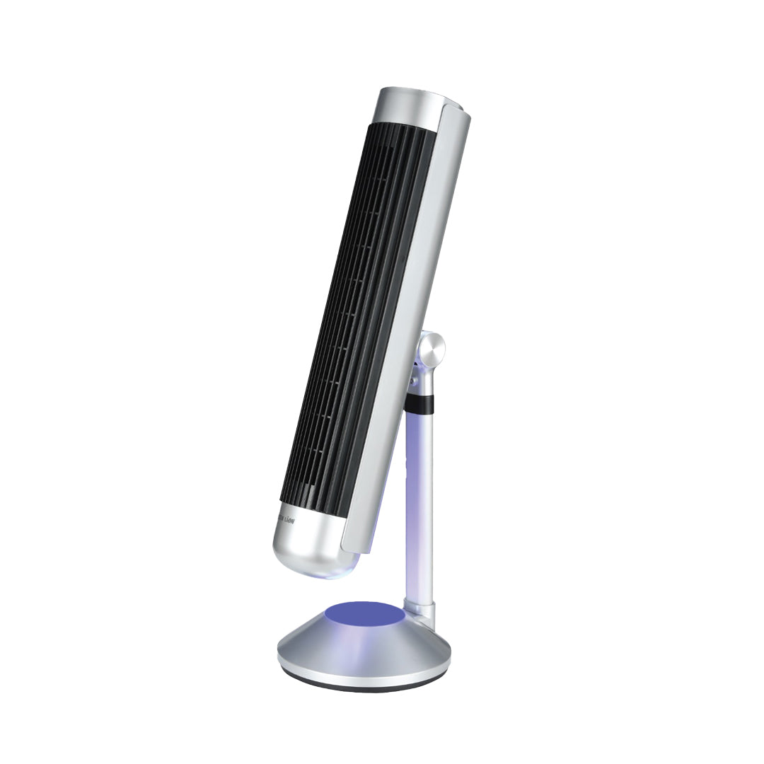 Green Lion Breeze Tower Fan - Silver