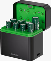 Green Lion Rechargeable 4 Aa 4 Aaa Battery Dock USB C