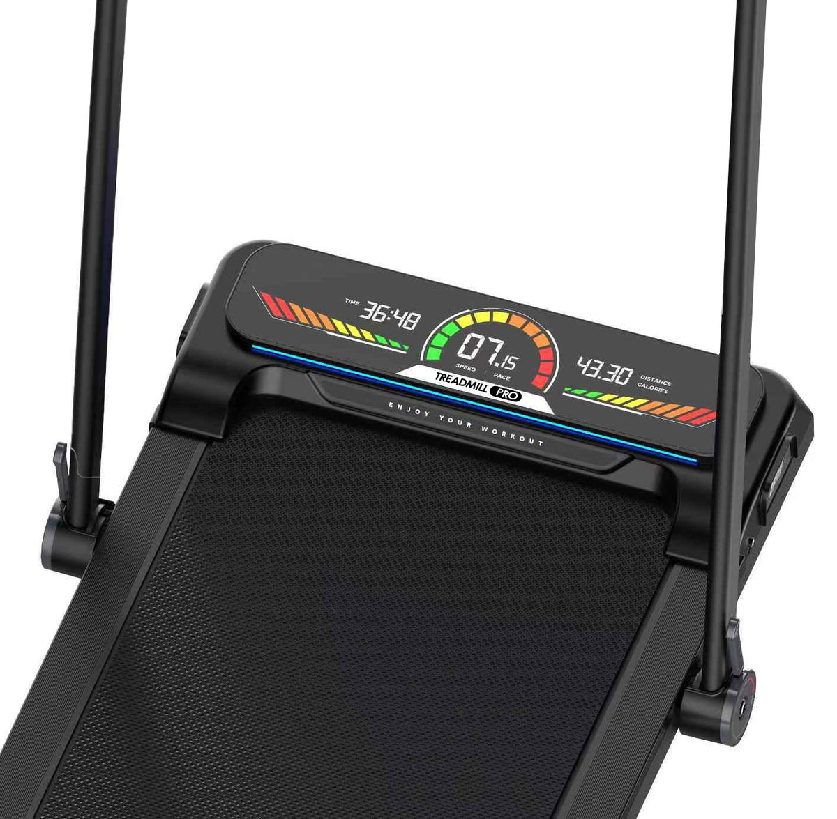 جهاز سير كهربائي تكتك تريدميل برو 10 كم/س 0.75 حصان مع شاشة ليد وريموت Taktik Treadmill Pro