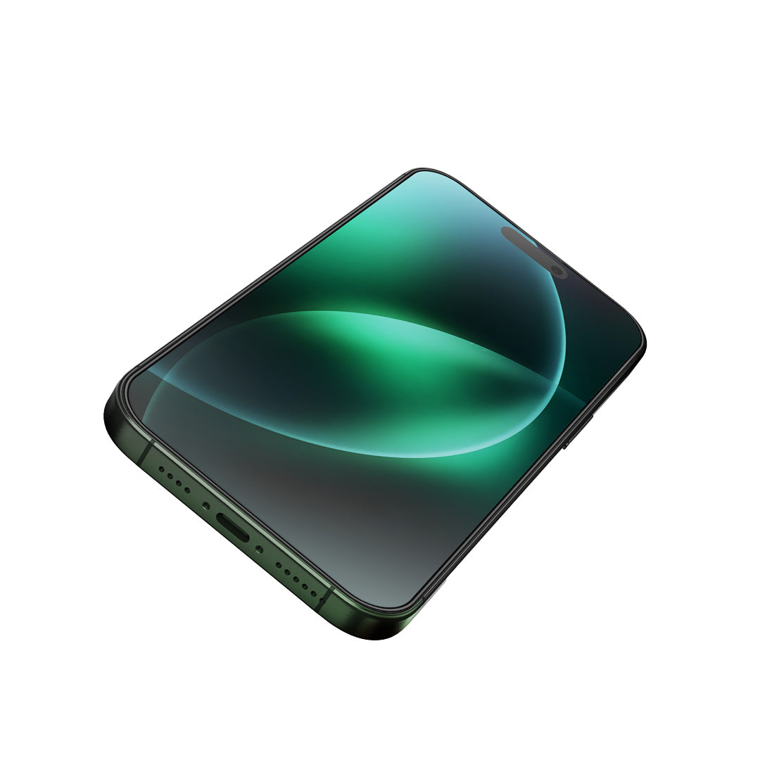 Green Lion 3d Silicone Plus High Definition Edge Glass Iphone 16 Plus