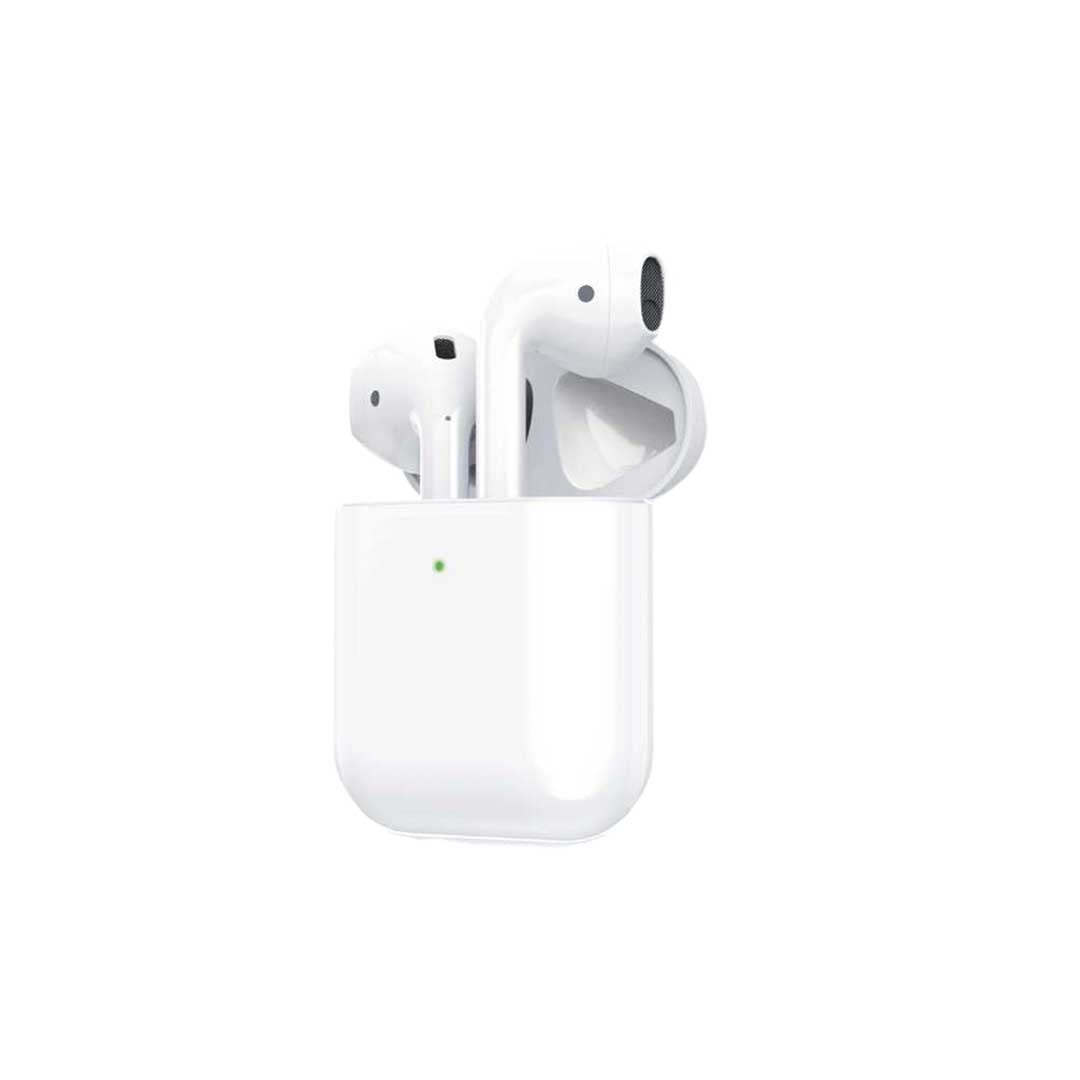 Green Lion True Wireless Earbuds 2 with Built in Microphone Charging Base Case G1 White