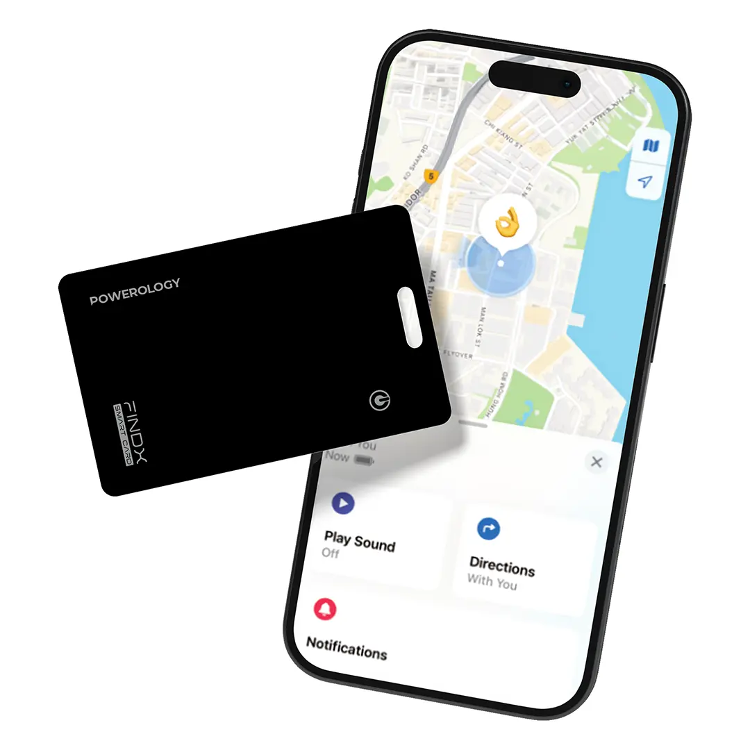 Powerology Findx Smart Card Device Finder Black