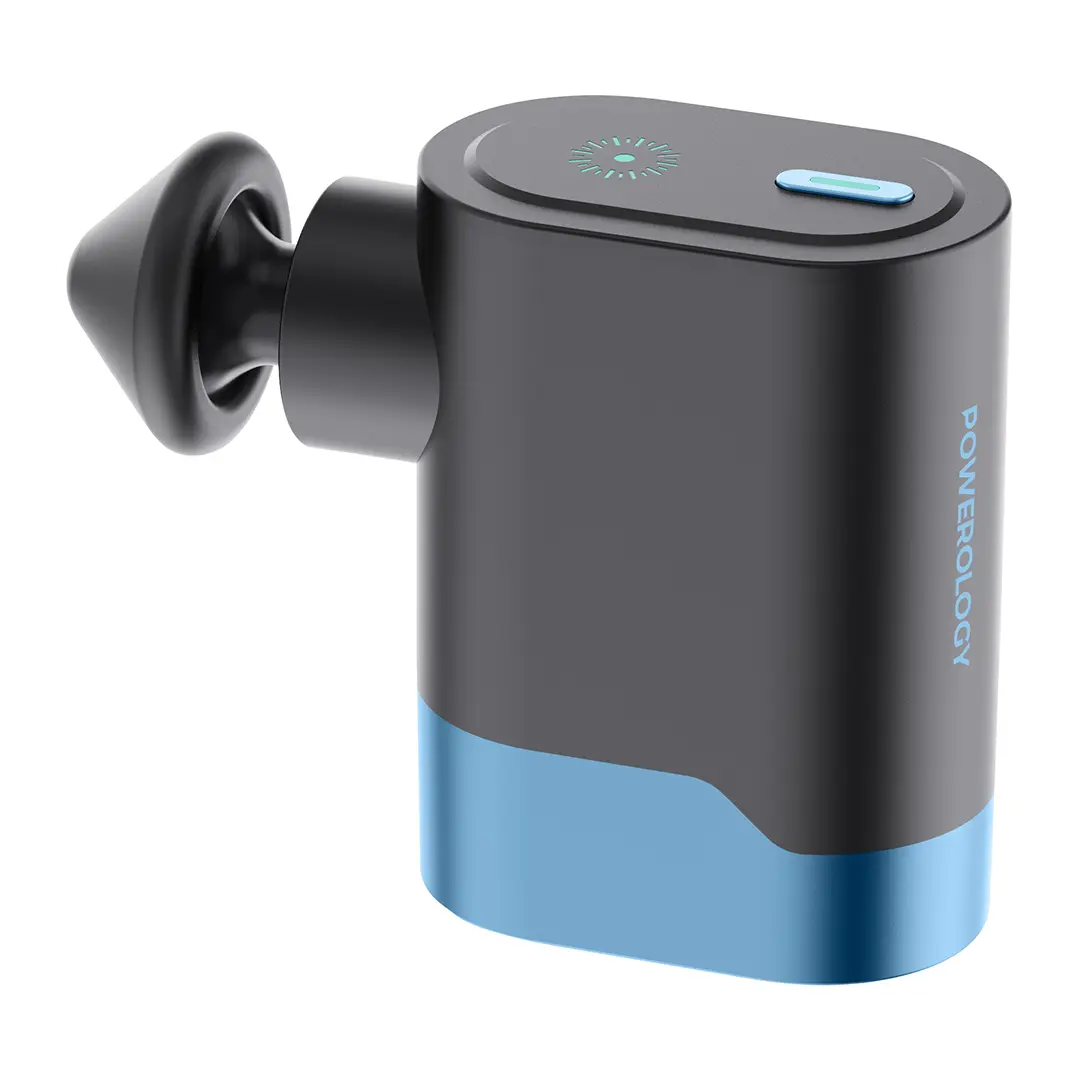 Powerology Ultra Mini Travel Massager Black