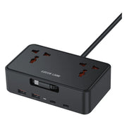 Green Lion Gs 850 Power Socket with Retractable USB C Cable Black