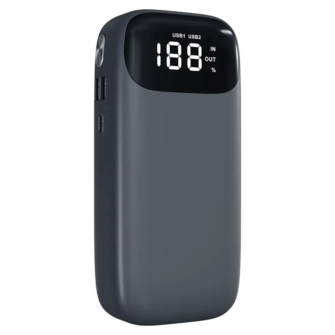 Green Lion Flex Power Jumperand Power Bank 10000 m Ah - Gray