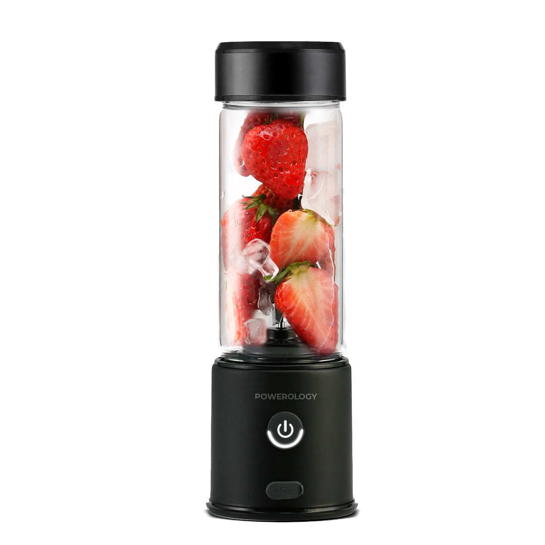 Powerology New 6 Blade Portable Juicer 450ml 126w Black