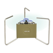 Green Lion 3 Burner Foldable Camping Stove Khaki