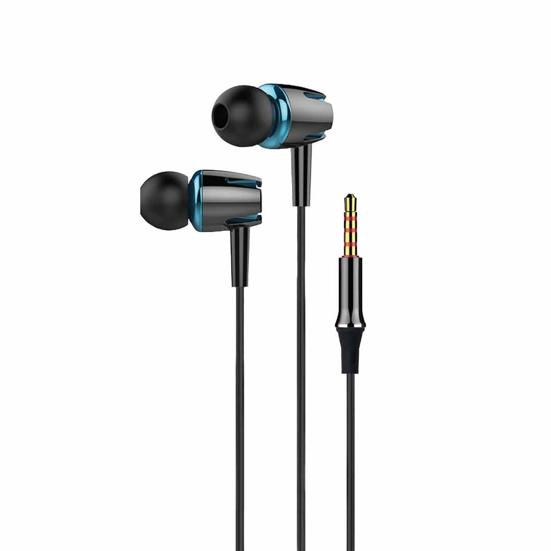 Green Lion Vibra Stereo Earphone Black