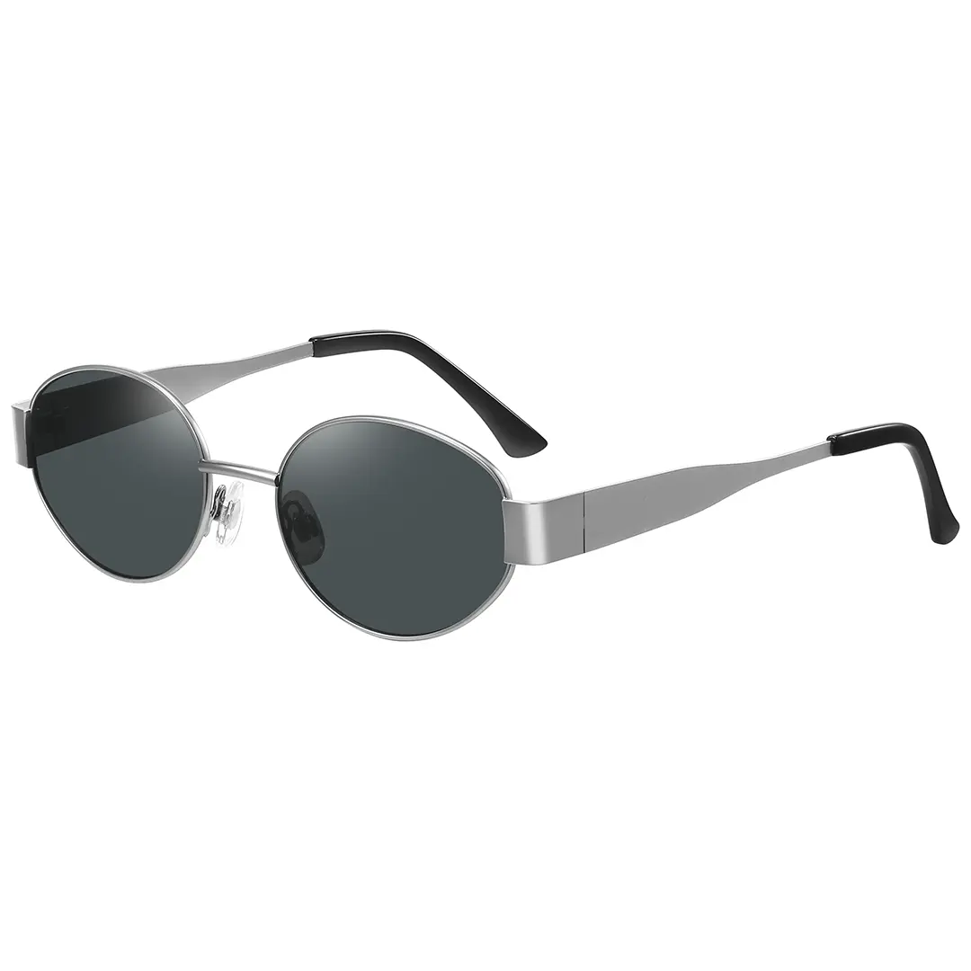 Green Lion Montara Sunglasses Silver