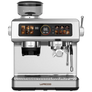 LePresso Deliziosa Semi Automatic Coffee Machine with Touch Control Panel Silver
