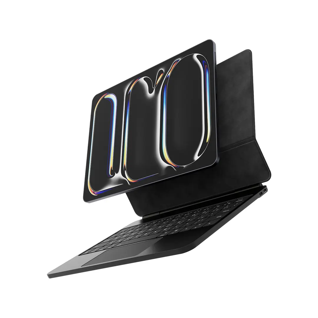 Powerology Smartcase Pro Wireless Keyboard Case for Ipad Pro 11 M4 Black