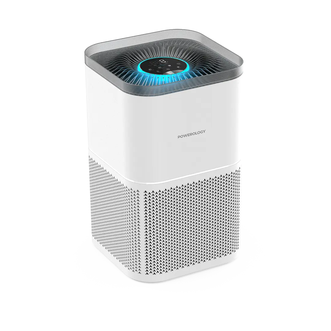 Powerology Smart Air Purifier Eliminate Odor Smoke White