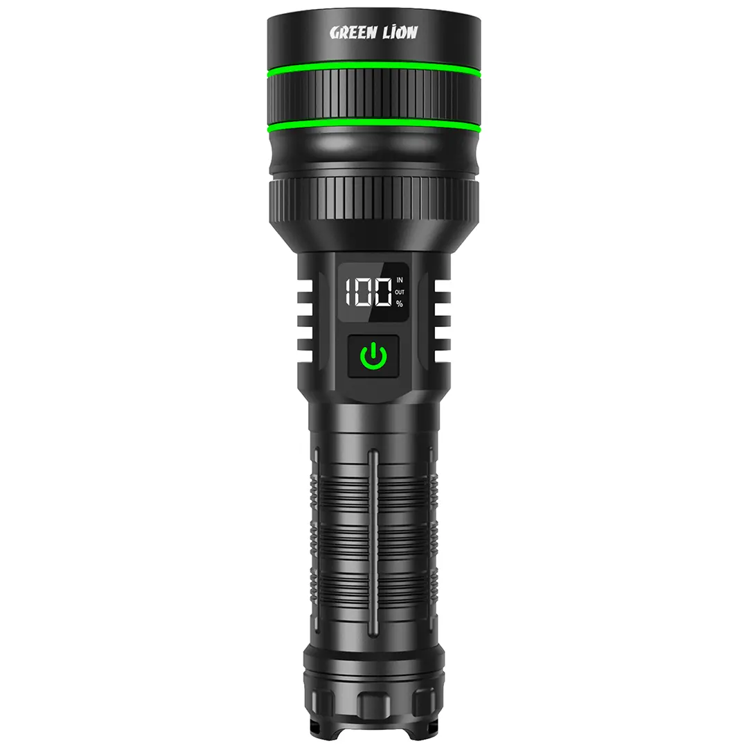 Green Lion Hyper Ray Pro LED Torch Black