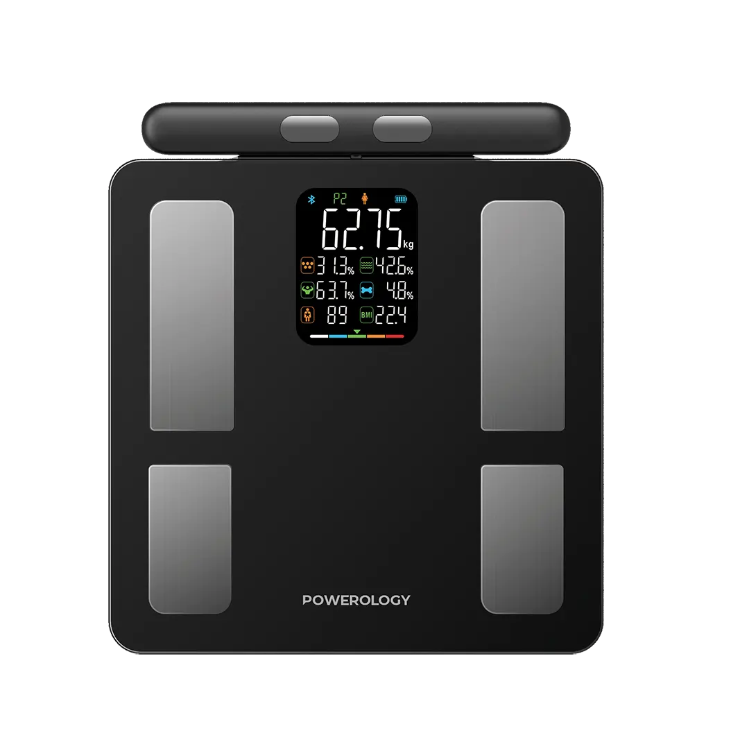 Powerology Advanced Precision Smart Scale Black