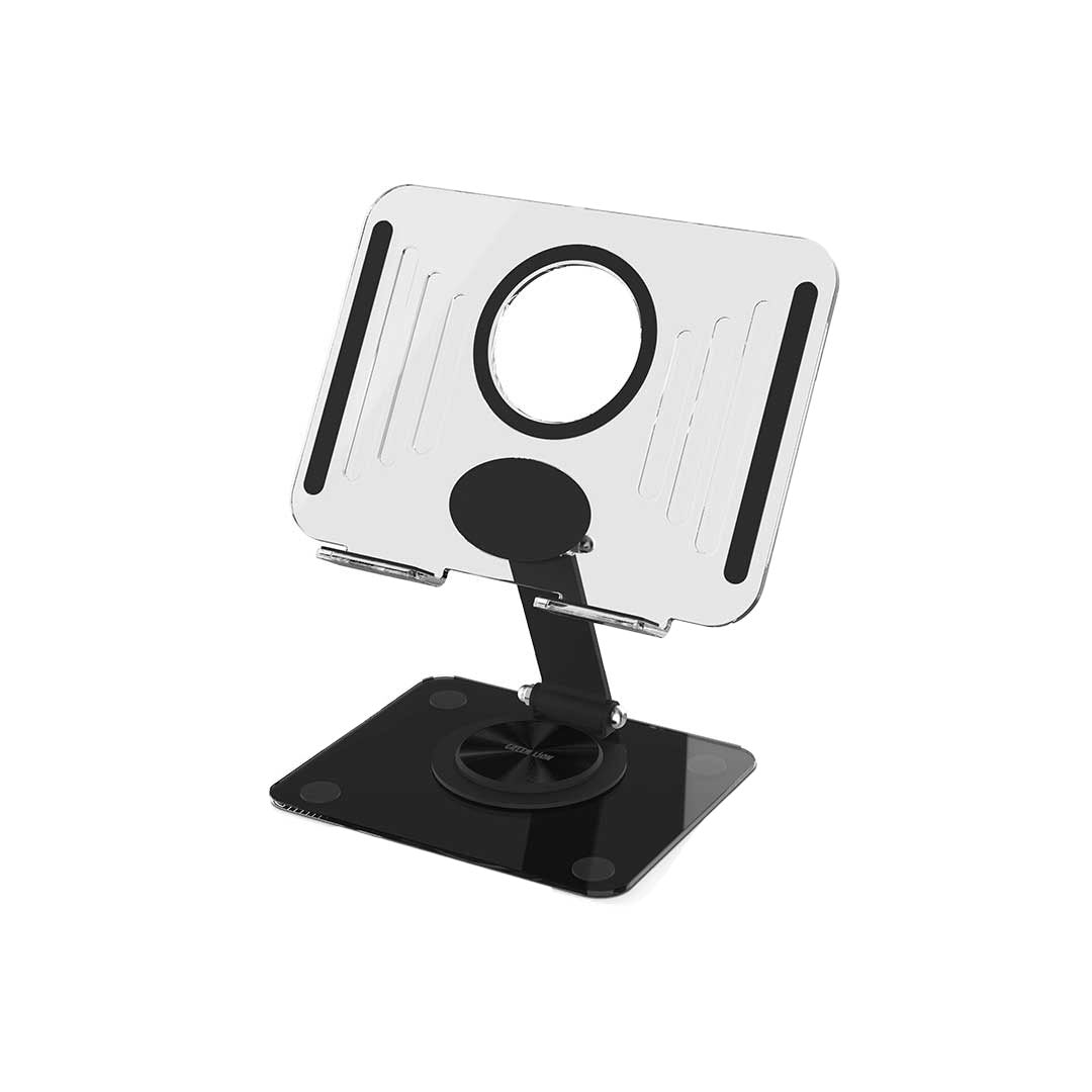 Green Lion Transparent Tablet Stand Black
