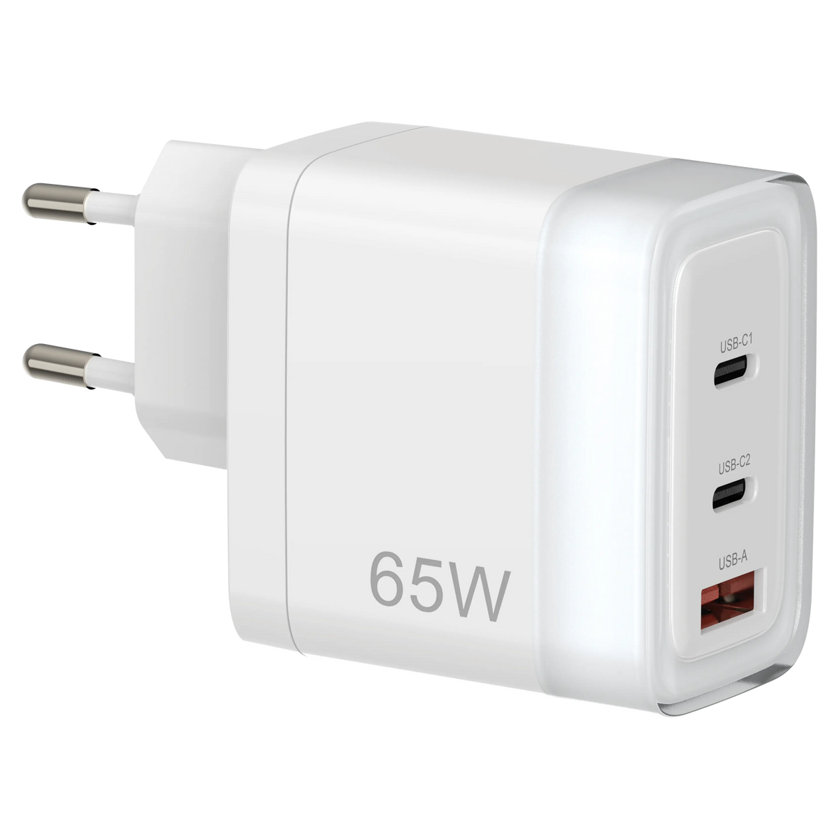 Powerology Lunex Series Fast Charging Adapter White