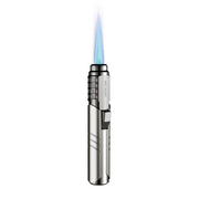 Green Lion Jet Flame Windproof Lighter Silver