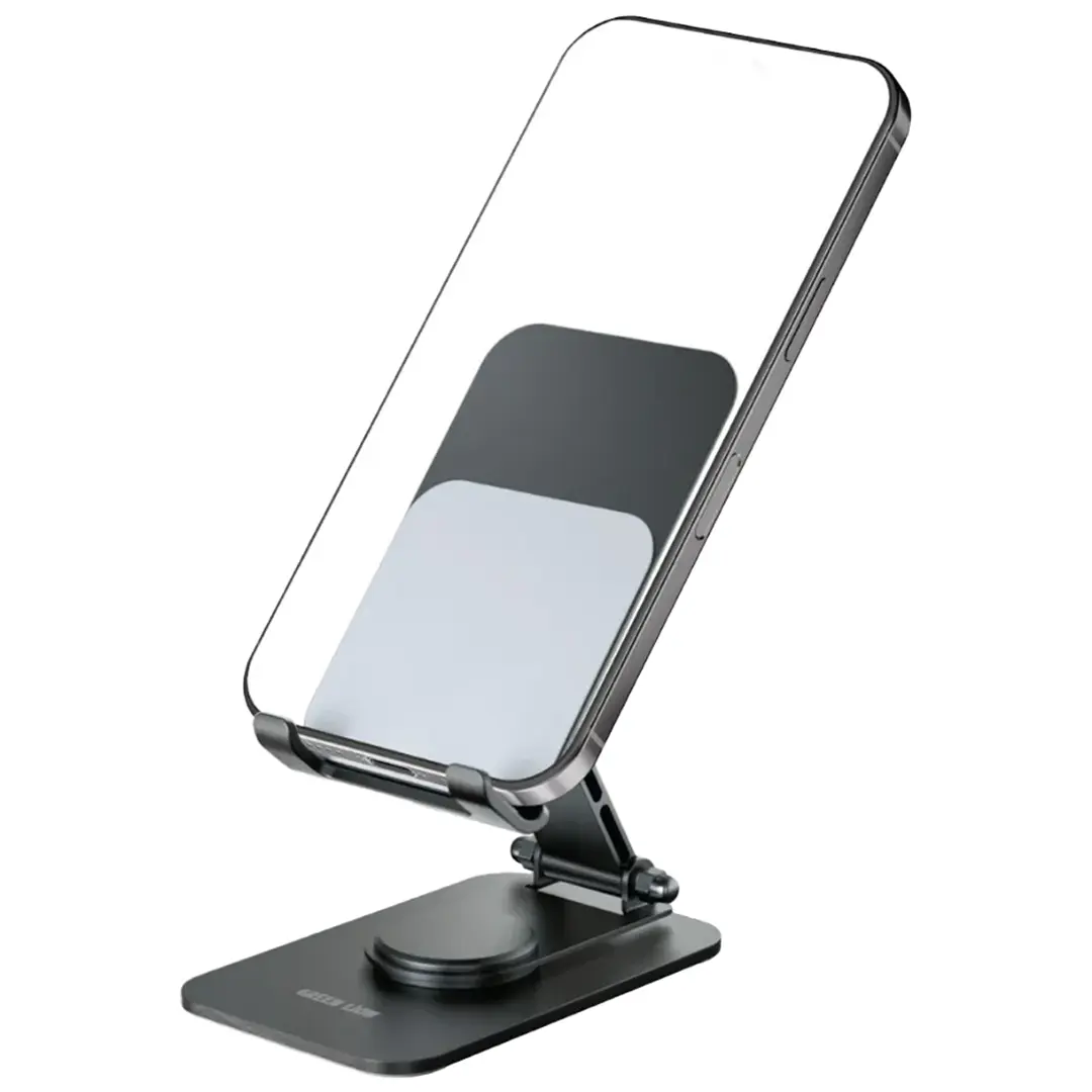 Green Lion M5 Foldable Phone Tablet Holder Black