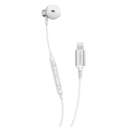 Powerology Lightning Mono Earphone for Iphone and Ipad White