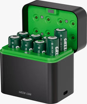 Green Lion Rechargeable 8 Aa Battery Dock USB C