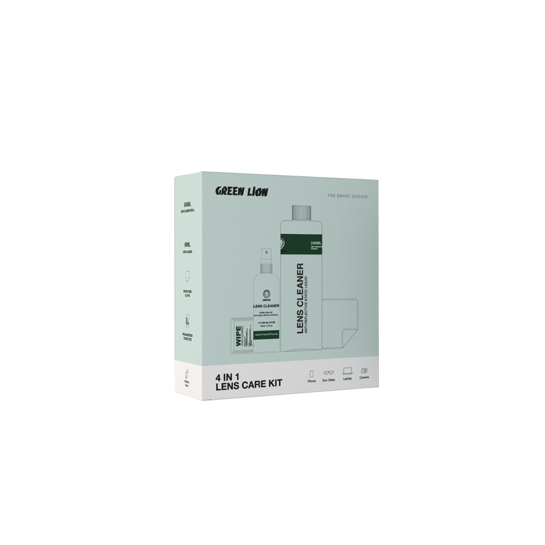 Green Lion 4 in 1 Lens Care Kit - Clear