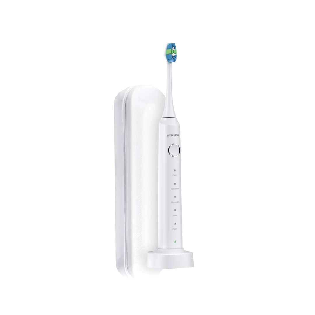 Green Lion Smart Brush Rechargeable Toothbrush White