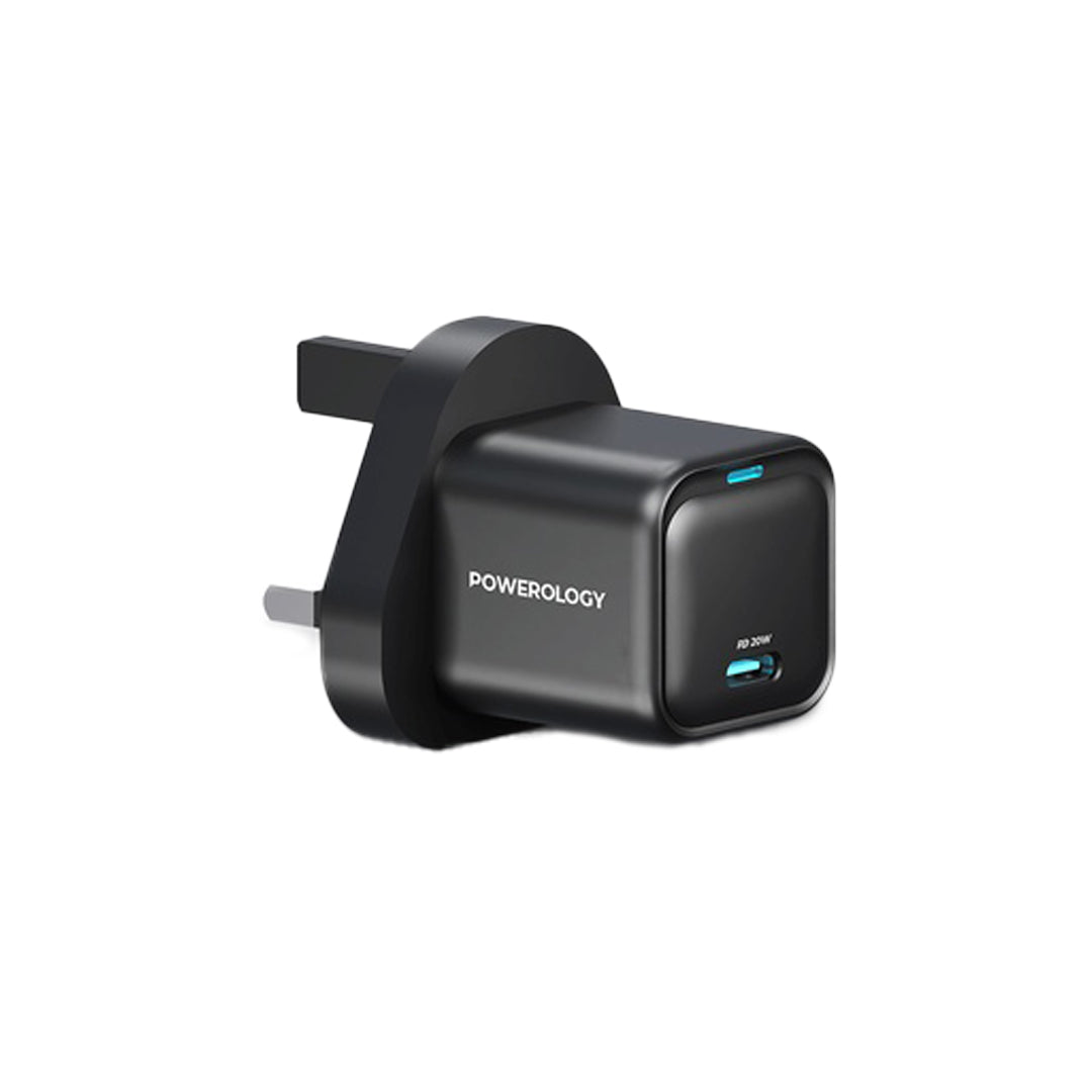 Powerology Ultra Compact Gan Charger Black