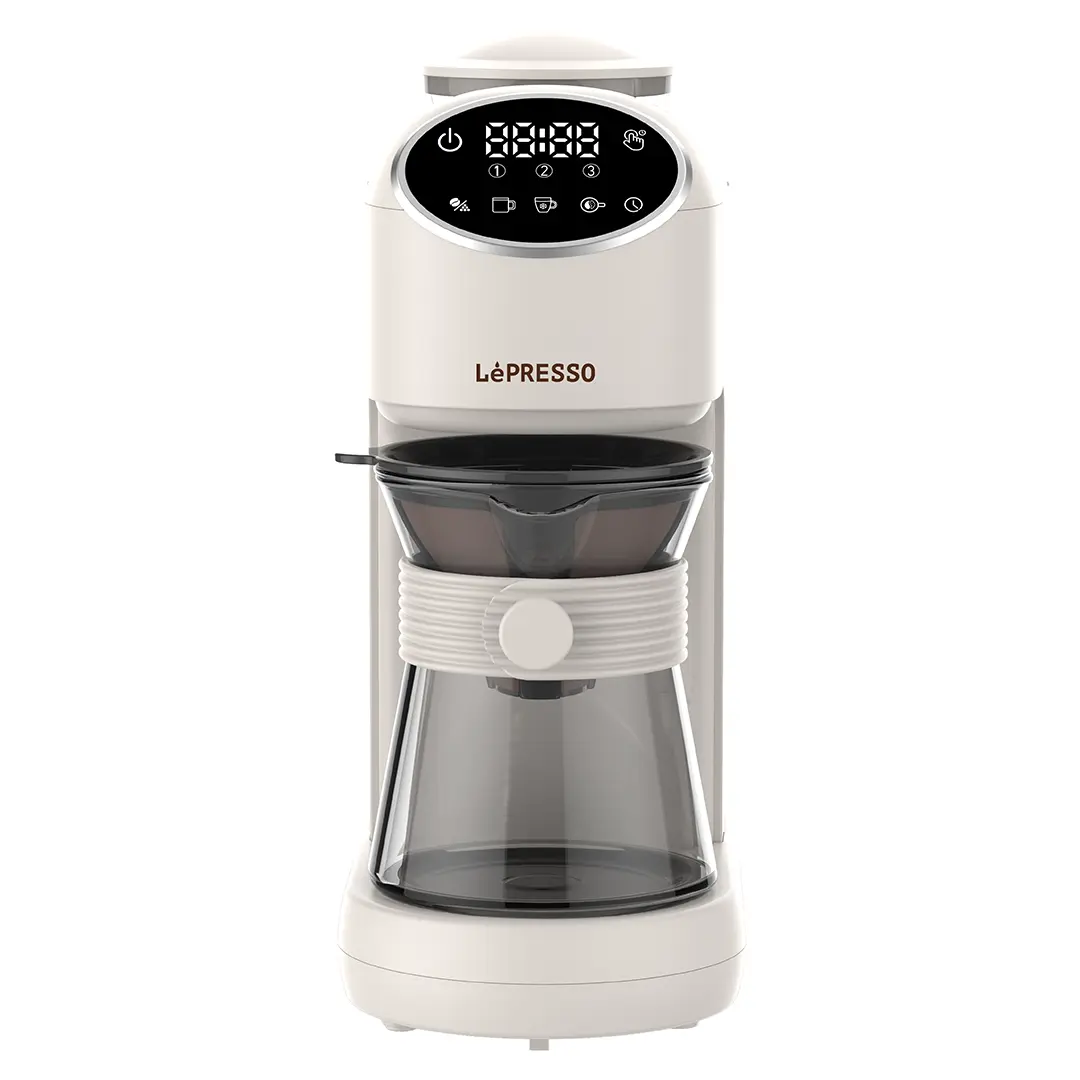 LePresso Drip Lab Grind Brew Automatic Coffee Machine Beige