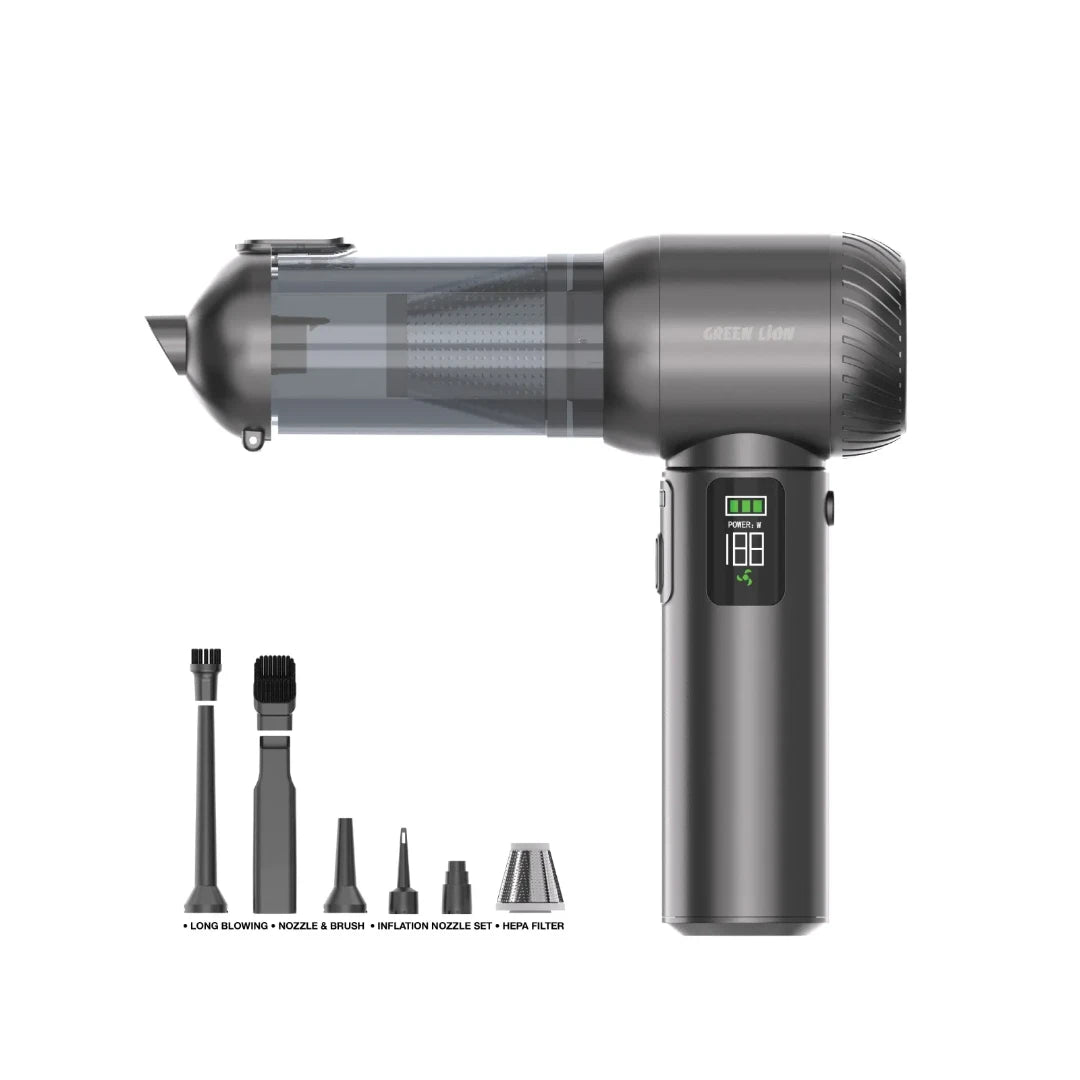 Green Lion Multi-Force- Vacuum,Air Blower,Air Duster - Gray