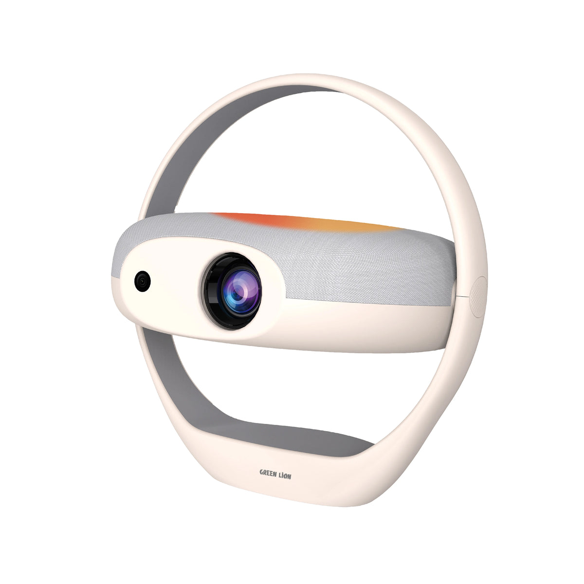 Green Lion Saturn Smart Portable Projector 200 Lumens|Android 14 - Beige