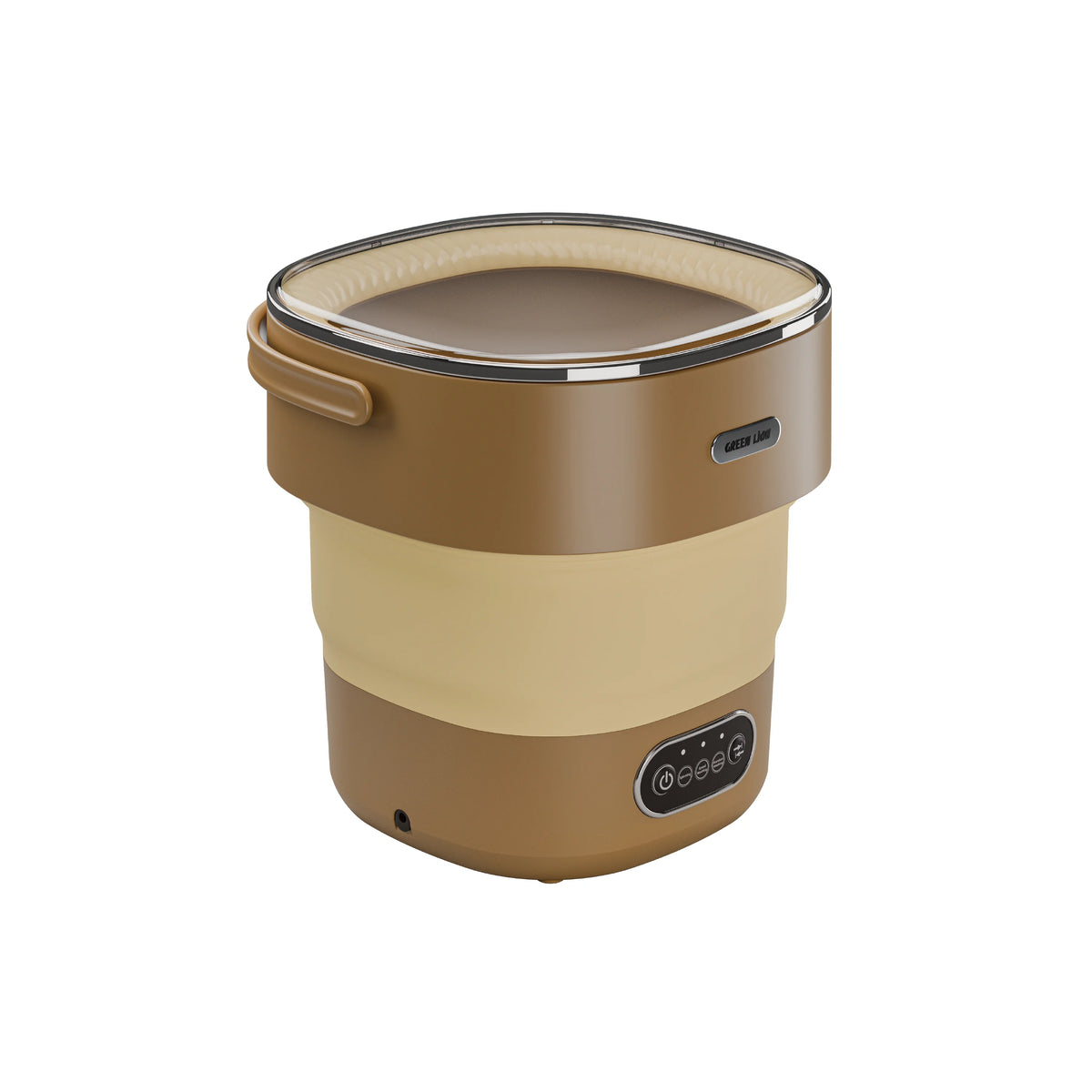 Green Lion Fold Wash Mini Washing Machine 13l Khaki