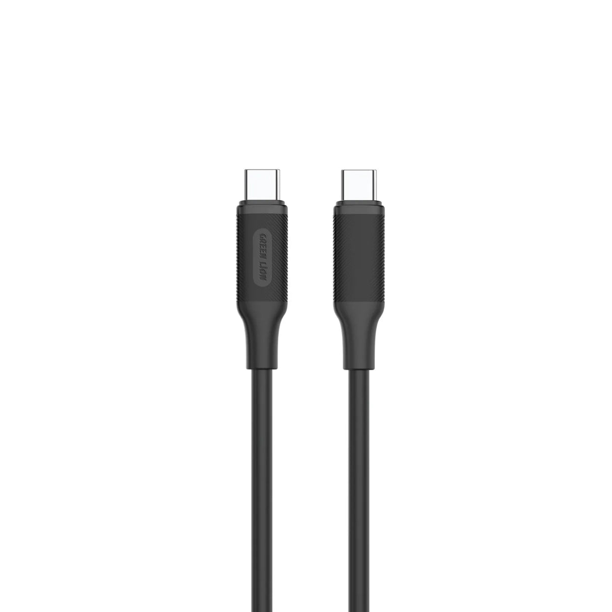 Green Lion USB C to USB C Pvc Cable 2m Black