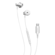 Powerology Type C Stereo Earphones White