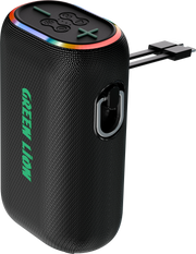 Green Lion Wave 20 Speaker with 10000mAh Power Bank Black