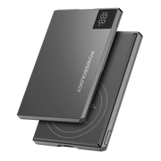 Powerology Tender 5000mAh MagSafe Slim Power Bank Gray