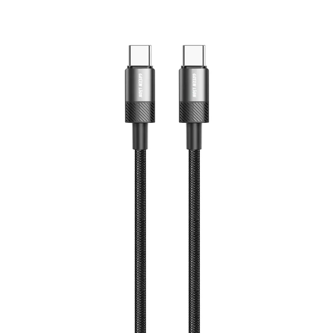 Green Lion Spark Cable USB C to USB C Black