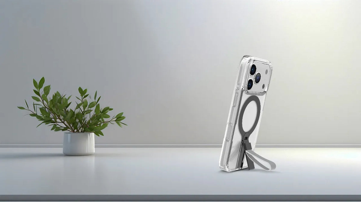 كفر ليفيلو Spira Grip بحامل دوار لآيفون 17 برو وبرو ماكس – تفاصيل المنتج والعبوة